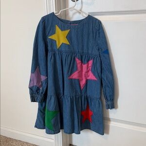 Mini Boden denim star dress